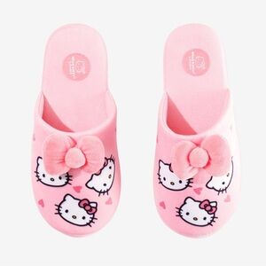Hello Kitty by Sanrio Pink Slippers- Size Large NWT